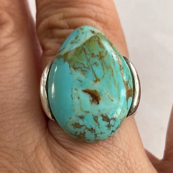 Studio BARSE turquoise sterling silver ring - Picture 4 of 9